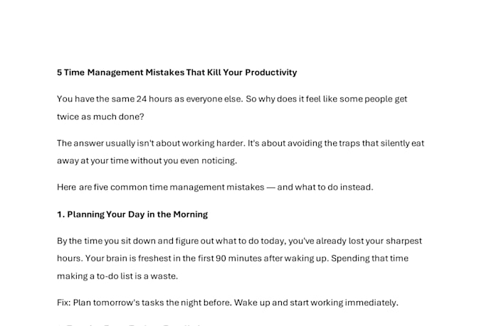 write SEO blog posts
